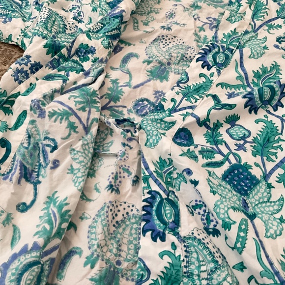 Roller Rabbit Amanda Kimino in Turqoise - Picture 2 of 5